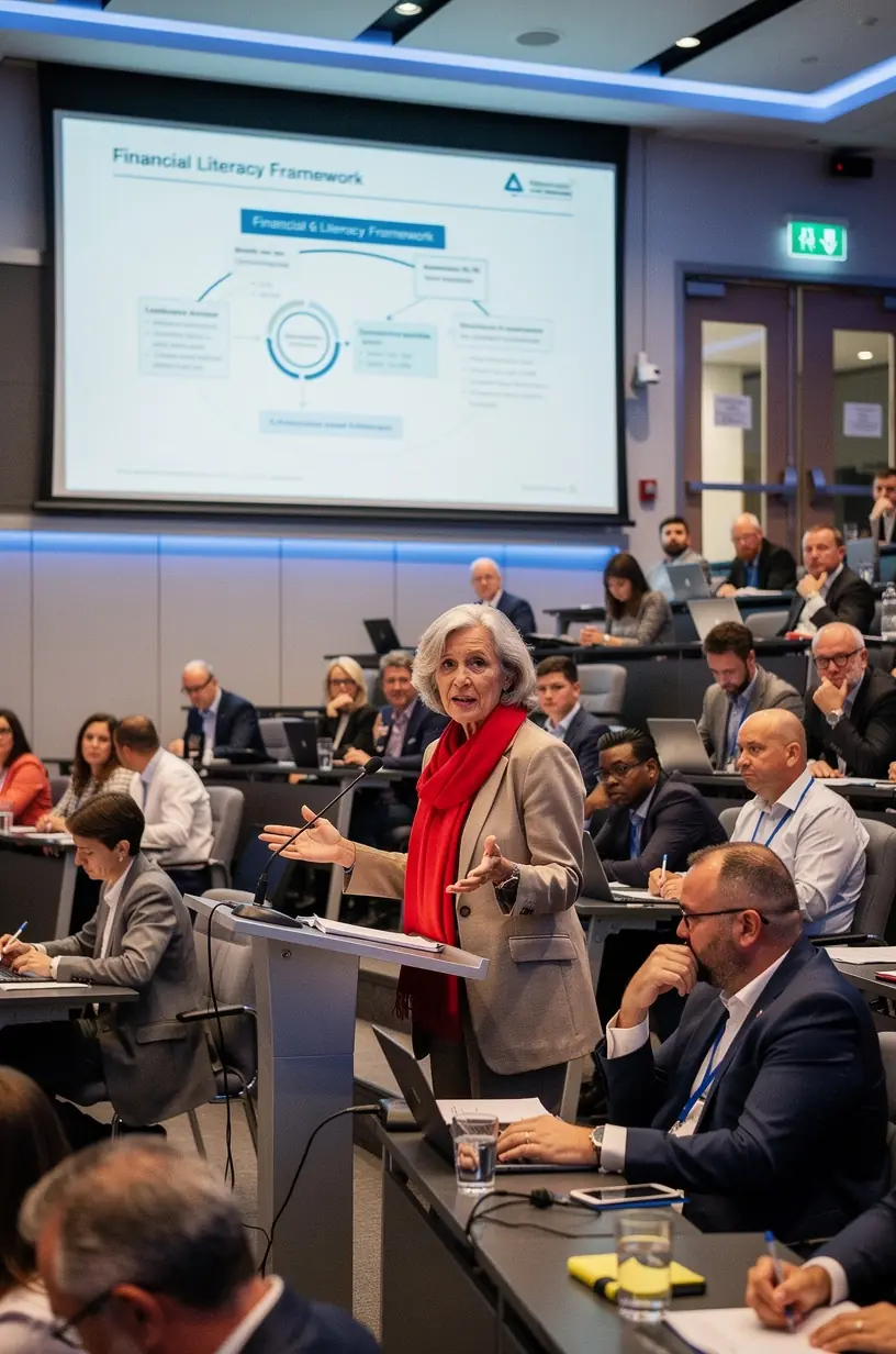 Tanuló olvas egy személyes pénzügyi alapokat bemutató szakmai könyvet.